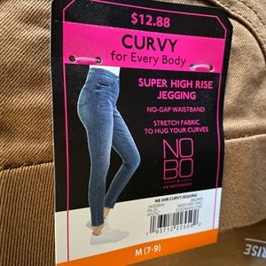 Tan super high rise jeggings stretch